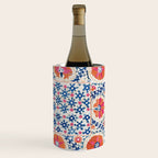 Bokhara Nim Suzani Southwest Uzbekistan Embroidery Print Wine Chiller Gallery Image 3