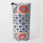 Bokhara Nim Suzani Southwest Uzbekistan Embroidery Print Travel Mug Gallery Image 3