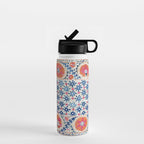 Bokhara Nim Suzani Southwest Uzbekistan Embroidery Print Water Bottle Gallery Image 1