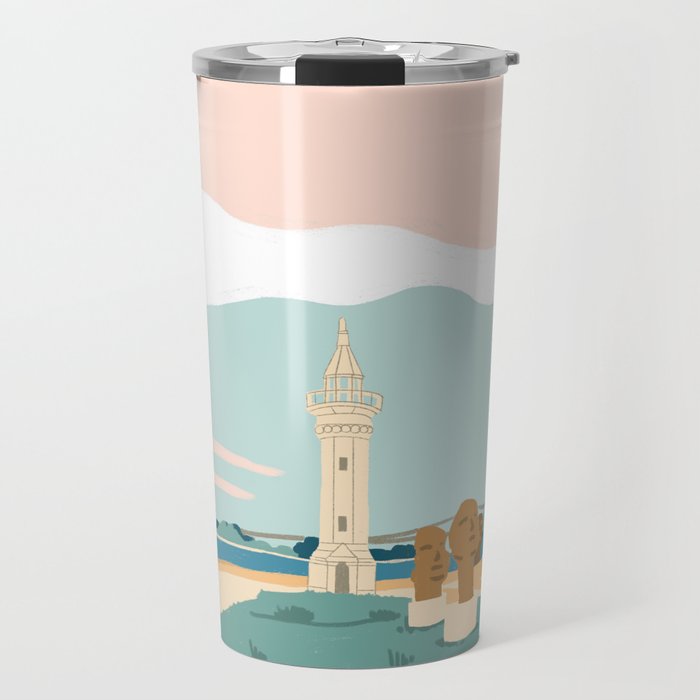 Roosevelt Island, the lighthouse, New York Travel Mug Gallery Image 1