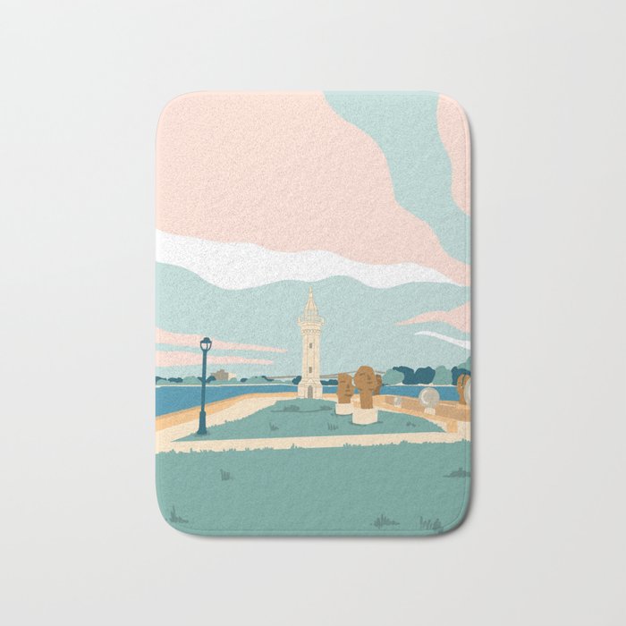 Roosevelt Island, the lighthouse, New York Bath Mat Gallery Image 1
