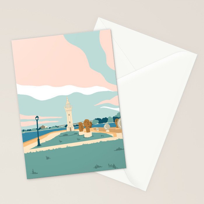 Roosevelt Island, the lighthouse, New York Stationery Card Gallery Image 2