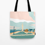 Roosevelt Island, the lighthouse, New York Tote Bag Gallery Image 1