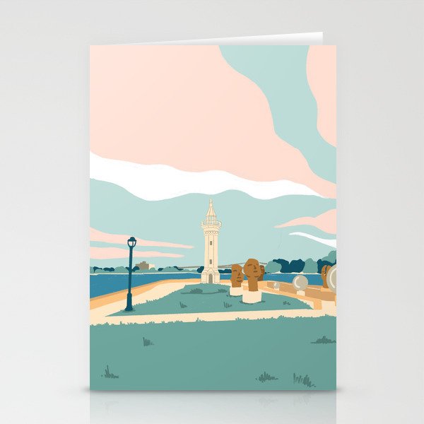 Roosevelt Island, the lighthouse, New York Stationery Card Gallery Image 1