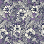 acanthus navy blue violet Coffee Mug Gallery Image 2