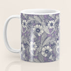 acanthus navy blue violet Coffee Mug Gallery Image 3