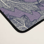acanthus navy blue violet Desk Mat Gallery Image 4
