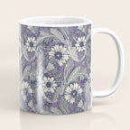 acanthus navy blue violet Coffee Mug Gallery Image 1