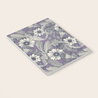 acanthus navy blue violet Notebook Gallery Image 3