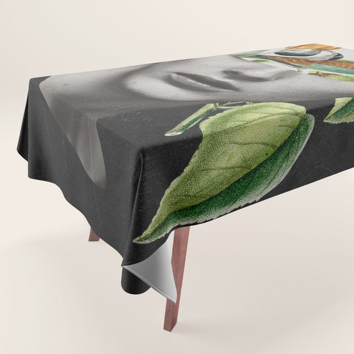 collage art / bird 2 Tablecloth Gallery Image 1