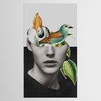 collage art / bird 2 Tablecloth Gallery Image 2