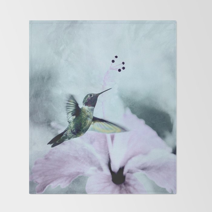 Hummingbird Throw Blanket Gallery Image 2
