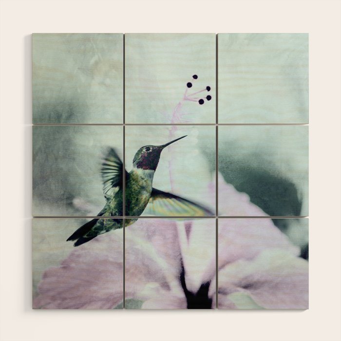Hummingbird Wood Wall Art Gallery Image 1