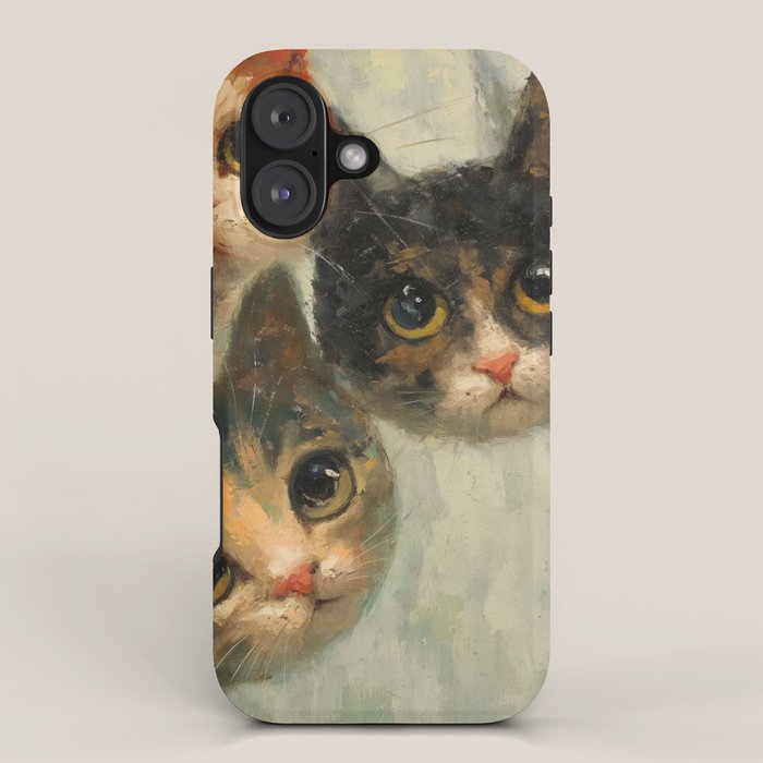 Peeping III iPhone Case Gallery Image 1