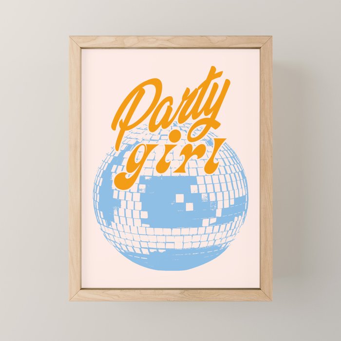 Party Girl Mini Art Print