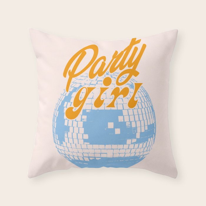Party Girl Throw Pillow Gallery Image 6