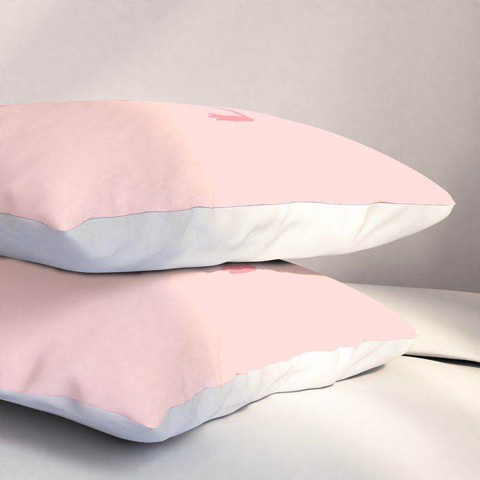Rainbow Flamingo Pillow Sham Gallery Image 3