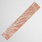 Floral, Butterfly Art, Line Drawing, Terracotta Table Runner Gallery Image 3