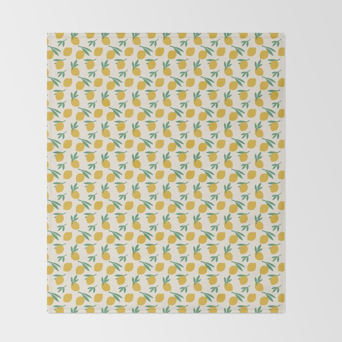 Citrus - Illustration Throw Blanket Gallery Image 2
