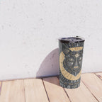 Wild & Free Wolf - Gold & Grey Travel Mug Gallery Image 4