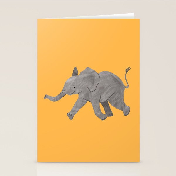 Baby Elephant Stationery Card Gallery Image 2