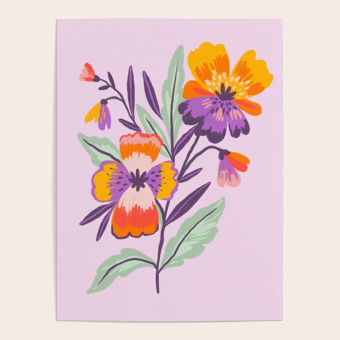 Pansies Poster Gallery Image 4