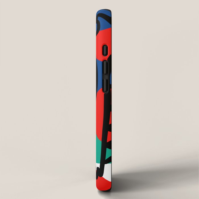 The Bauhaus Mondrian Graffiti Boy Art iPhone Case Gallery Image 2