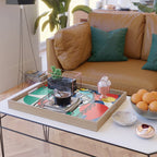 The Bauhaus Mondrian Graffiti Boy Art Serving Tray Gallery Image 2