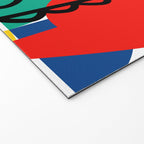 The Bauhaus Mondrian Graffiti Boy Art Welcome Mat Gallery Image 2