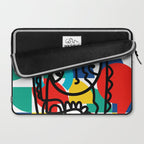 The Bauhaus Mondrian Graffiti Boy Art Laptop Sleeve Gallery Image 2