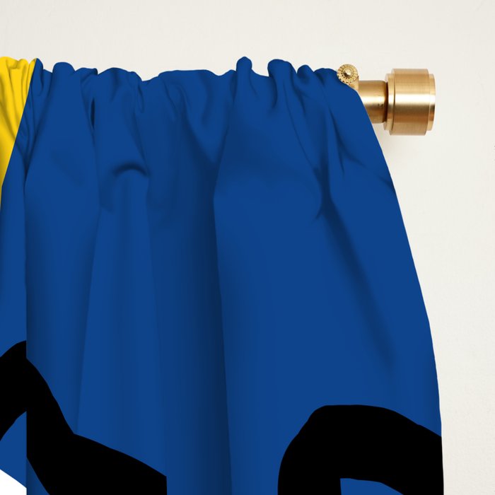 The Bauhaus Mondrian Graffiti Boy Art Window Curtain Gallery Image 2