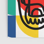 The Bauhaus Mondrian Graffiti Boy Art Poster Gallery Image 3