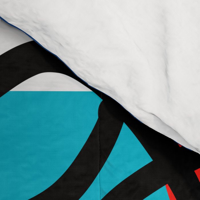 The Bauhaus Mondrian Graffiti Boy Art Comforter Gallery Image 4