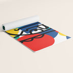 The Bauhaus Mondrian Graffiti Boy Art Yoga Mat Gallery Image 2