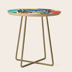 The Bauhaus Mondrian Graffiti Boy Art Side Table Gallery Image 1