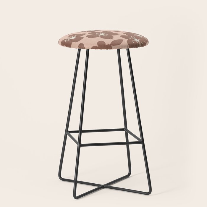 Mocha Blossoms Harmony Stool Gallery Image 1
