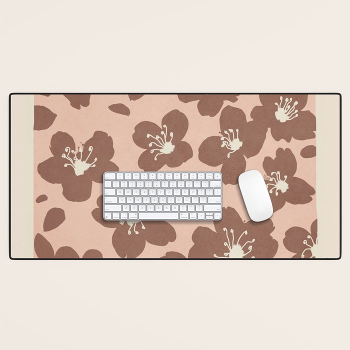 Mocha Blossoms Harmony Desk Mat Gallery Image 1