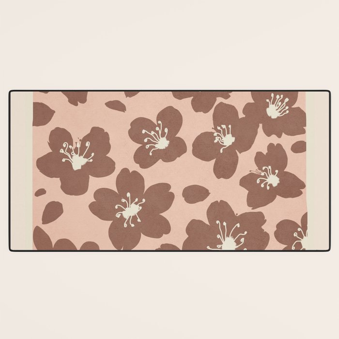 Mocha Blossoms Harmony Desk Mat Gallery Image 3