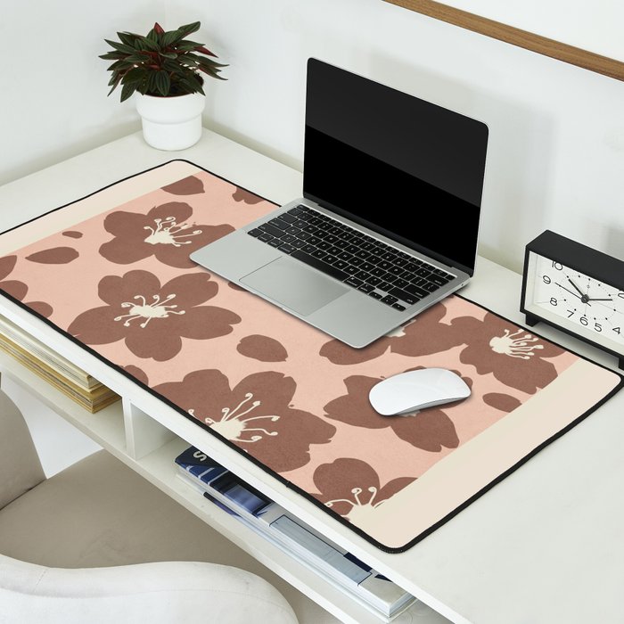 Mocha Blossoms Harmony Desk Mat Gallery Image 2