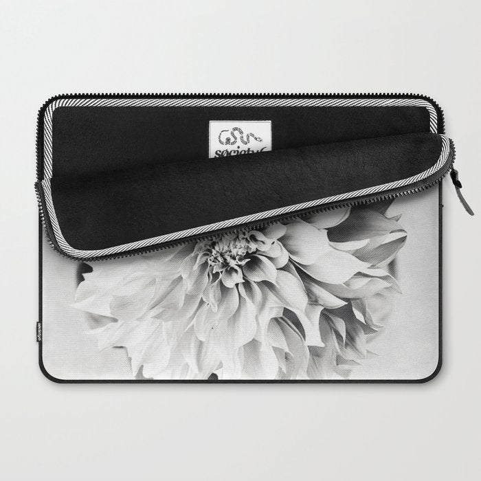 White flower ... Laptop Sleeve Gallery Image 2