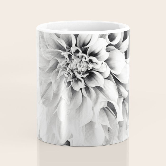 White flower ... Coffee Mug Gallery Image 4