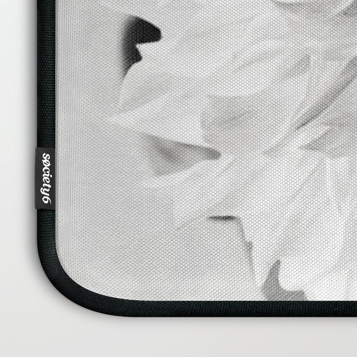 White flower ... Laptop Sleeve Gallery Image 3