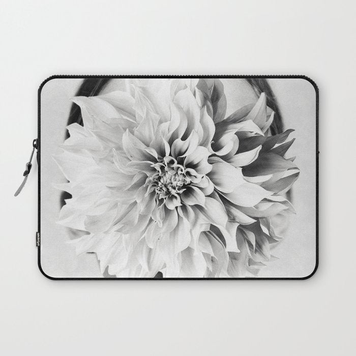 White flower ... Laptop Sleeve Gallery Image 1