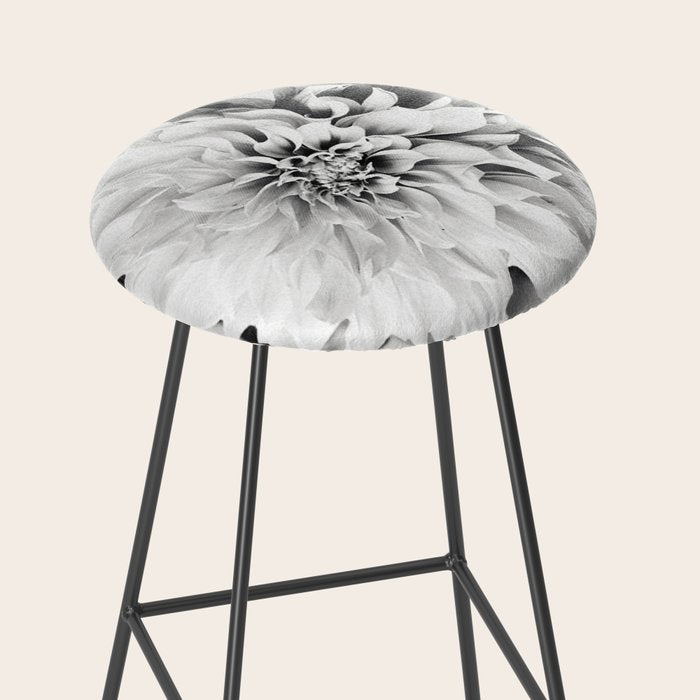 White flower ... Stool Gallery Image 2