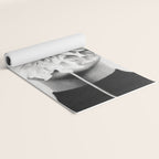 White flower ... Yoga Mat Gallery Image 2