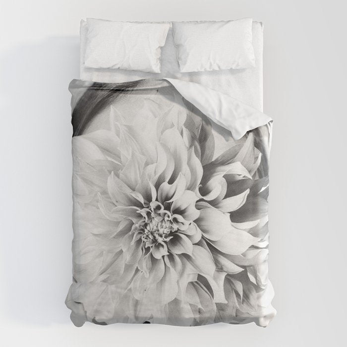 White flower ... Duvet Cover Gallery Image 1