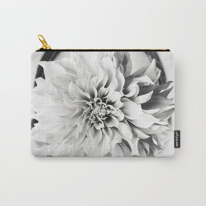 White flower ... Carry All Pouch Gallery Image 1