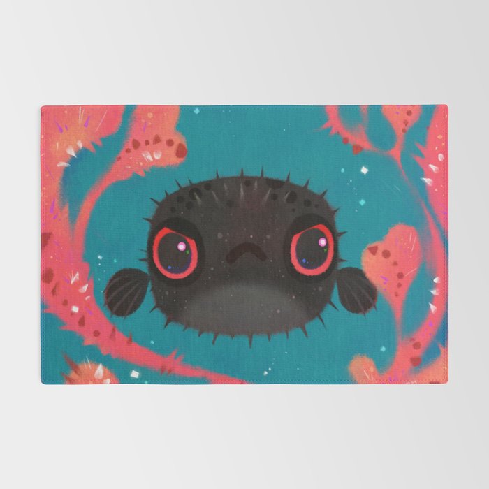 Angry puffer Rug Gallery Image 2