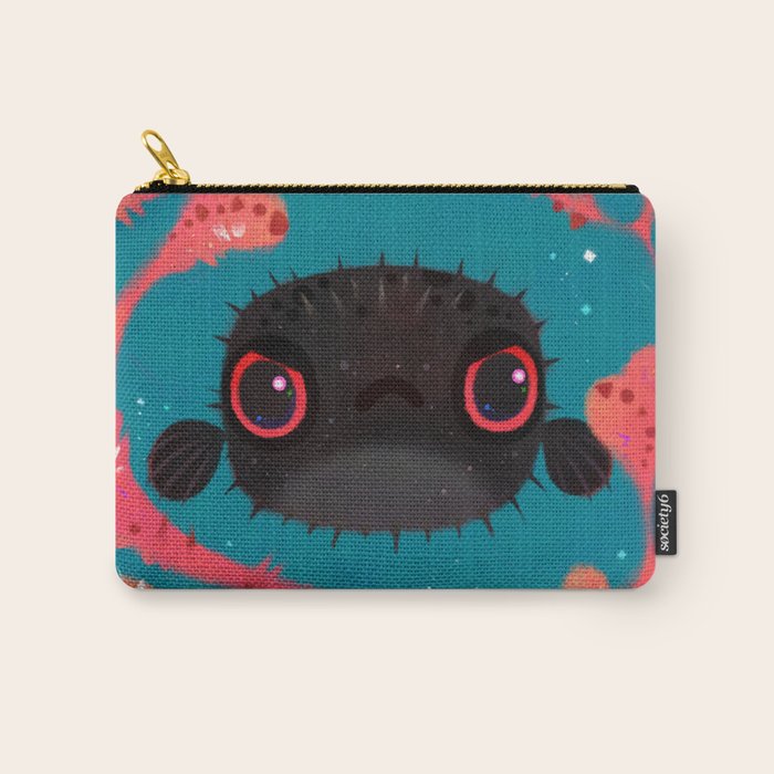 Angry puffer Carry All Pouch Gallery Image 1