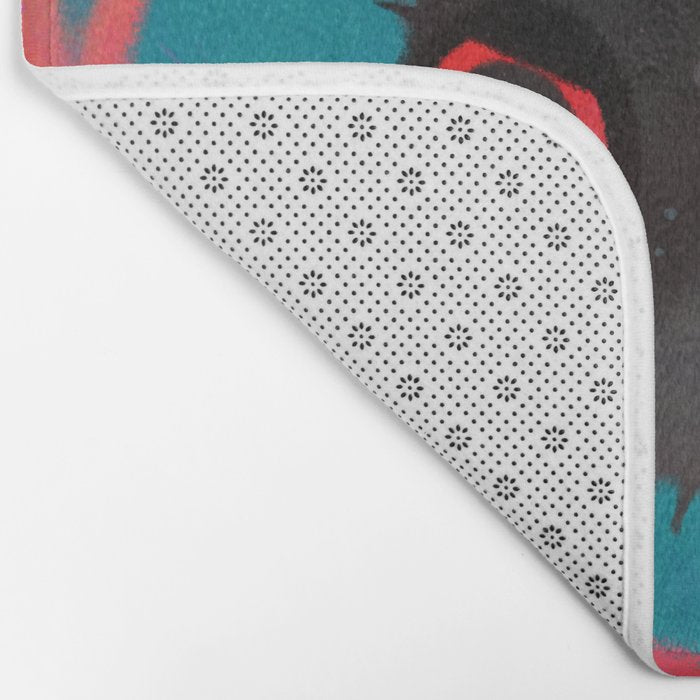 Angry puffer Bath Mat Gallery Image 2